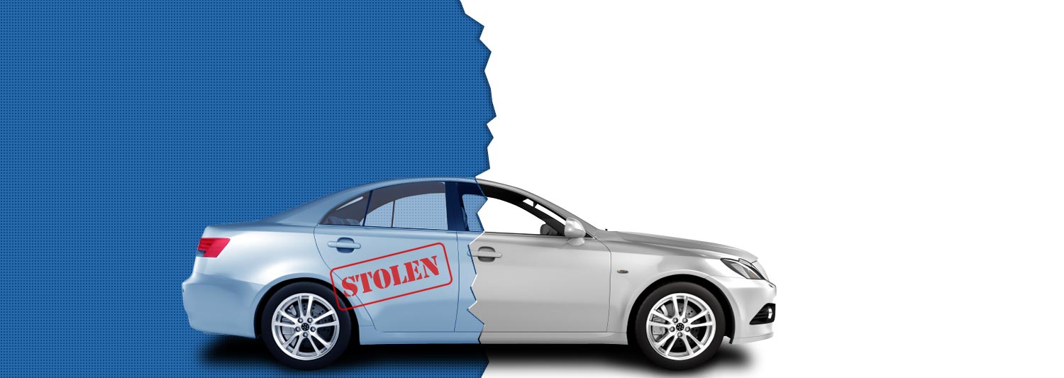 stolen car car data check banner